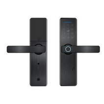 와이파이 지문 디지털 비밀번호 스마트 문짝 잠금 생체 인식 카드 키 앱 원격 해제, No lock body