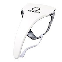 흰색 태권도 사타구니 보호대 남성 여성 가랑이 보호대 권투 가라테 성기 보호대, 여자, m 135-155cm