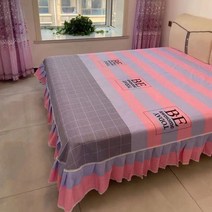 침대 스커트 매트리스 두꺼운 닦았 한국어 버전 공주 스타일 비 슬립 원피스 더블 독특한 패션 단순 소프트 홈