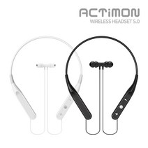 모디스 엑티몬 넥밴드 블루투스 헤드셋 5.0(ACTIMON-H500), ACTIMON-H500, 블랙