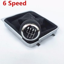 자동차변속기 56 속도 m 기어 시프트 노브 레버 스틱 각반 부츠 커버 칼라 폭스 바겐 vw passat b6 2005-2011 자동차 스타일링 액세서리, 6단 각반 부츠