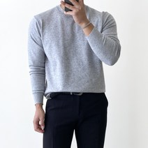 간빠레 21컬러 봄 가을 겨울 부드러운 라운드 니트