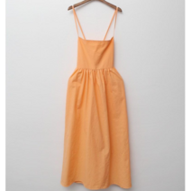 NewCare 여성 끈 롱원피스 린넨 뷔스티에 원피스 셔링 플레어 롱원피스