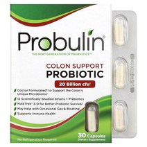 Probulin 결장 지원 프로바이오틱 유산균 200억 CFU 30캡슐