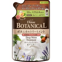 일본직발송 6. 트리트먼트 [허니 오랑주 향기] 380ML 【농밀 보습】 다이안 보타니컬 딥 모이스트 리필 B0, One Size, One Color