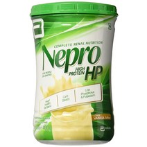 Abbott Nepro HP 파우더 바닐라 - 탄수화물 스테디 영양 고에너지 공급 (400g) 신장 장애 및 투석 환자용