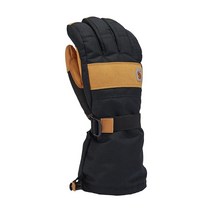 Carhartt 남성용 스톰 디펜더 다운 단열 안전 커프 장갑 블랙/보리. Medium