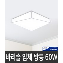 바리솔 패브릭 입체 방등 60W 삼성칩LED 국내제작, 1, 주백색 4000K 주문제작 10일 이내 소요