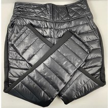 우모바지 여자 남자 등산복 등산 여성 남성 패딩 겨울 스트레치 오리 다운 코튼 블랙 지퍼 탄성 높은 허리 따뜻한 방풍 스노우웨어 스키니 --SION