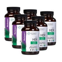 블루보넷 B12 메틸코발라민 K2 엽산 비오틴 콜린 DHA 우먼 멀티비타민 60정 Bluebonnet For Her Multivitamin, 6개