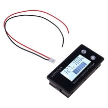 STK 배터리 용량 표시기 납산 리튬 전압 미터 골프 카트 배터리 6 볼트 딥 사이클 배터리 모니터 테스터 rv 모든 해양, 6.1x3.3x1.5cm, 플라스틱, 블루 스타일 2