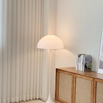 빛이야기 머쉬 장스탠드 루이스폴센 판텔라 플로어 스타일 장스텐드 스텐드 예쁜스텐드, LED벌브램프12W[전구색(노란빛)]