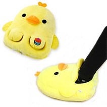 삐약이 USB온열발난로 보온신발 거실화 쿠션 실내온열슬리퍼-72394EA, G_ 1