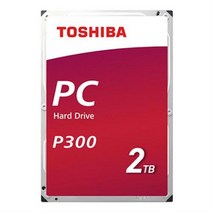 도시바 7200RPM 64MB P300 HDD, HDWD120, 2TB