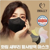 화림 KF94 새부리형 컬러마스크 더마테스트인증 50매 파스텔색, 분홍색50매