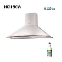 하츠 뉴침니 NCH-90S/WH/BL 스텐 화이트 블랙 주방 렌지후드 씽크대 환풍기, 블랙 NCH-90BL