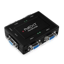 1 : 4 VGA/RGB 다중 모니터 분배기/스플리터 on/off 개별 스위치, NEXT-2504VSP