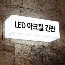 LED간판 아크릴간판 아크릴박스 큐브사인 돌출간판 조명박스 DIY (직사각 단면), 1개, 1200x380x100 (비조명)