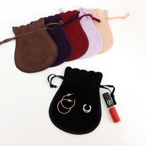 Star Ruby 스웨이드 벨벳 다용도 파우치 멀티 반지 목걸이 돌반지 보관