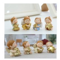 장식장 선반 성탄장식 아기천사 4p set 요양원 병원 인테리어 어린이집 군교회 책상, 칼라풀