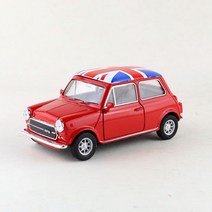 자동차모형 미니어처소품 다이캐스트 프라모델 WELLY 다이캐스트 모델 1:36 스케일 미니 쿠퍼 1300 영국, 한개옵션0