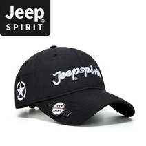 JEEP SPIRIT 스포츠 캐주얼 골프모자 CA0650, 블랙