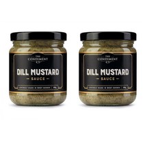 The Condiment 더칸디먼트 연어스테이크소스 레몬딜 머스타드 Dill Mustard 190g 2개