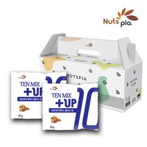 넛츠피아 텐믹스 플러스업 하루견과, 20g, 25개입