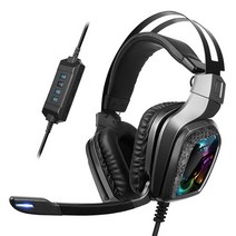 라온하우스 프리미엄 헤드셋 [ABKO] [헤드셋] HACKER BR01S RGB [리얼7.1ch] PC / 유선, 메인사진, 681811