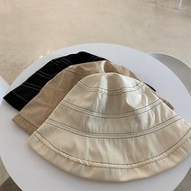 시나몬걸 나일론 스티치 버킷햇 3color 여름 자외선 차단 모자