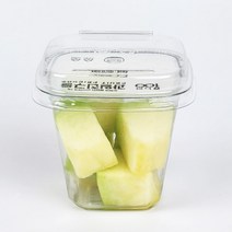 한끼과일 컵 멜론 180g 5개 컵과일 손질 컷팅 1인 사무실 회사 탕비실, 1개