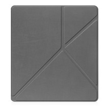 킨들 스크라이브 케이스 10.2 인치 멀티 폴딩 스탠드 소프트 TPU 백 커버 자동 슬립/웨이크 + 펜 포함, 01 Kindle Scribe, 09 GRAY