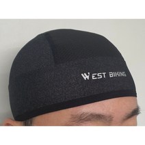 헬멧모자 쪽모자 비니 오토바이 자전거 두건 사이클 조각모 등산 자외선차단, 헬멧모자_검정