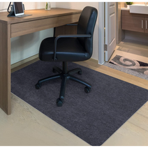 PIKAPIKA 공부방 의자매트 체어매트 120cmx90cm 긁힘방지 소음감소 바닥보호 카페트, 그레이