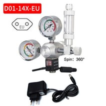 어항용품 diy 수족관 co2 레귤레이터 자기 솔레노이드 키트 체크 밸브 물고기 탱크, g5-8, spin-x-ac100-240v-eu