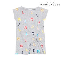 리틀 마크제이콥스 그레이 알파벨 반팔티 W12143-A07