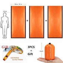 비비색 bivy sack 비비비 열 침낭 경량 생존 캠핑 하이킹 여행용 담요 개, Orange