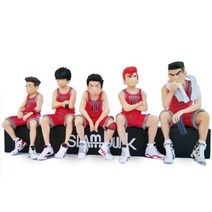 국내 당일배송 슬램덩크 주차번호판 피규어 굿즈 차량인테리어 ver 1, 기본세트(농구공포함)매트x