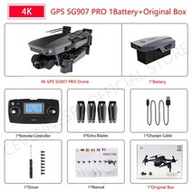 [해외]2021 NEW SG907 MAXSG907 Pro 드론 GPS 5G WIFI, SG907 프로 4K 1B 박스, 협동사
