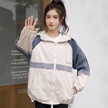 [스타일로그] 나그랑 4줄후드점퍼/여성점퍼/더스타일