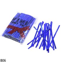800 개 8cm 10cm 골드/실버 메탈릭 트위스트 타이 와이어 씰링 바인딩 플라스틱 첼로 롤리팝 캔디 가방 파, 06 B06_03 12cm_01 about 800pcs