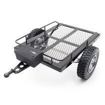 승합차 suv 루프랙 4pcs 금속 크롤러 RC 트레일러 후퍼 프레임 시뮬레이션 TRX-4 트럭, 01 Black