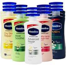 유니레버 바세린 인텐시브 케어 핸드 고보습 바디 로션 3개 400ml, 바세린 맨 리페어링 모이스처 로션
