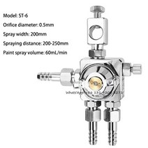 ST-5 미니 자동 스프레이건 에어 브러쉬 페인트 웨이브 솔더링 라인 플럭스 건, 05 ST-6 0.5mm