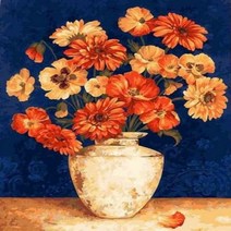DIY명화Q3084 꽃정물화 size 50*40cm