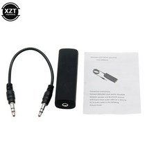 Bundwin 3.5mm Aux 오디오 노이즈 필터 접지 루프 아이솔레이터 자동차 스테레오 시스템 제거 홈 스피커 라인, [01] black