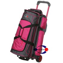 [마이볼링] 레인마스터 자이언트 3볼롤러백 / 볼링가방 볼링용품, 핑크