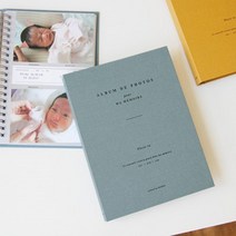셀프 포토북 아기 성장 앨범 일기 커플사진첩 4x6 사진첩, 레트로오렌지