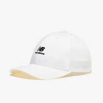 (국내매장판) 뉴발란스 로고 볼캡 화이트 야구모자 NBGDCAA101