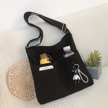 토트 캔버스 대각선 가방